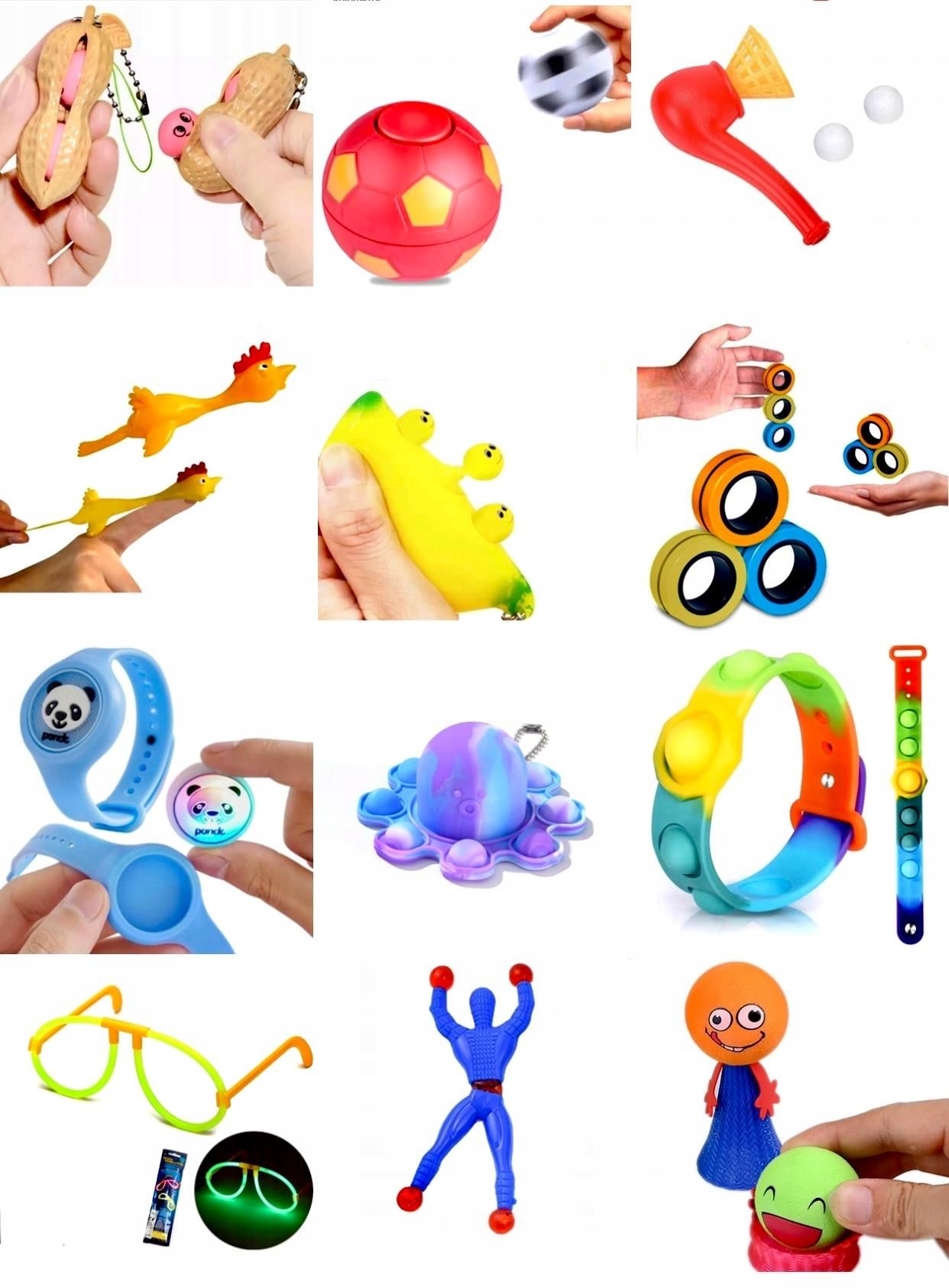 Mystery Box Zestaw Fidget Toys Pop It Antystresowe Ceny i opinie