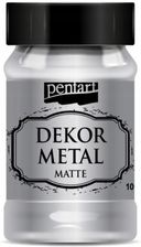 Pentart Farba Dekor Metal Srebrna 100 Ml