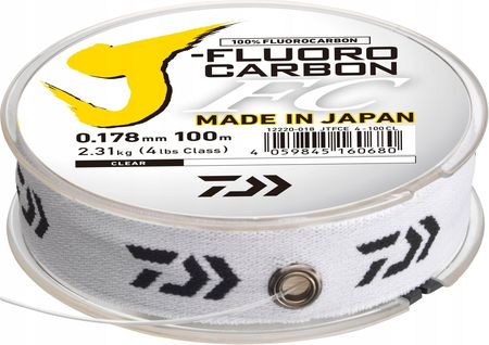 Daiwa J-Thread Fluorocarbon Leader Line Clear