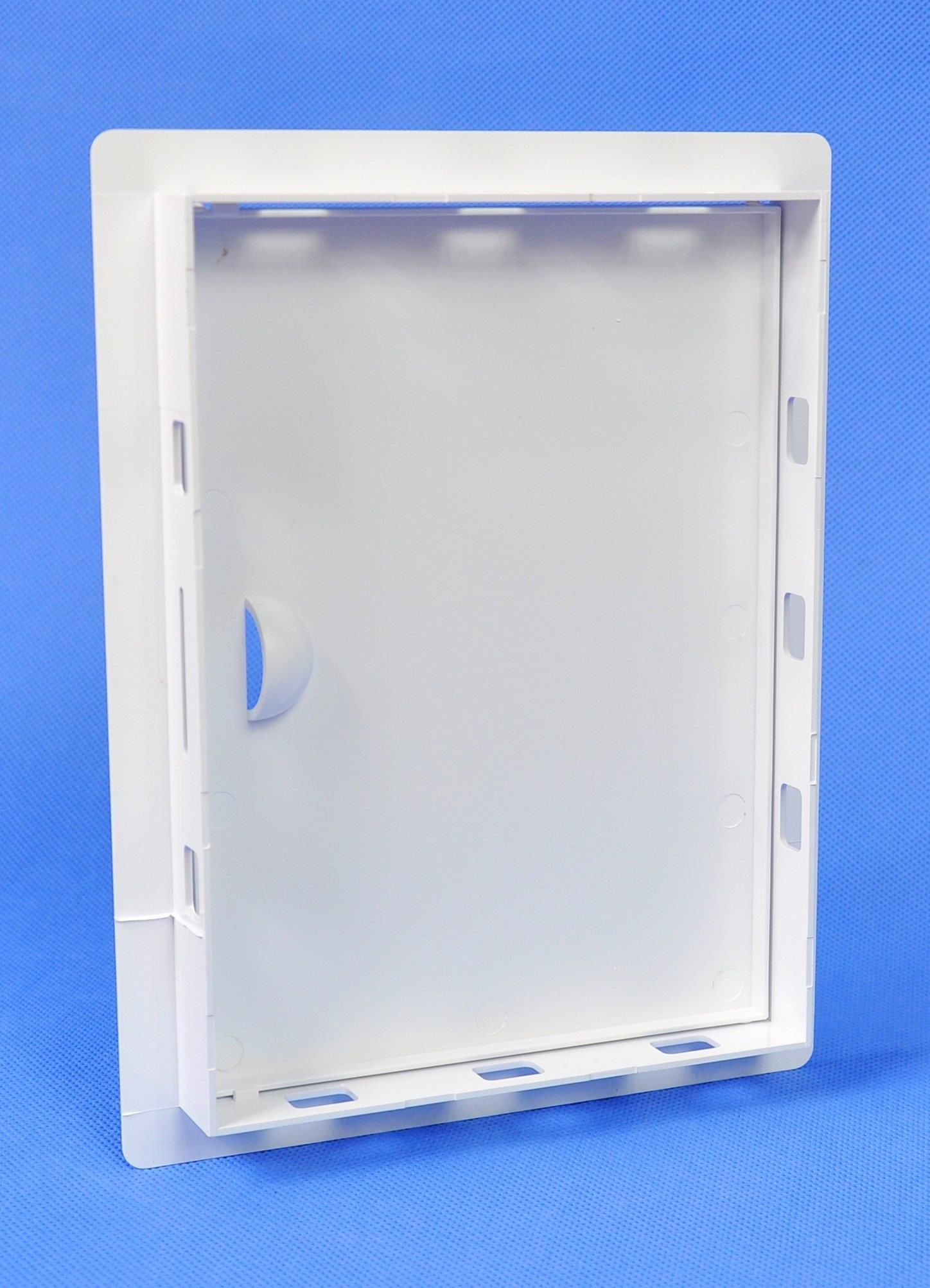 DOSPEL 007-1243 Sportello Di Ispezione In Plastica – 200x200 Mm – Bianco – Per Contatori E Valvole