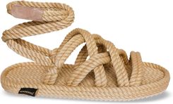 Zdjęcie Bohonamd Sandały Damskie Roma Rope - Beige - Siedliszcze