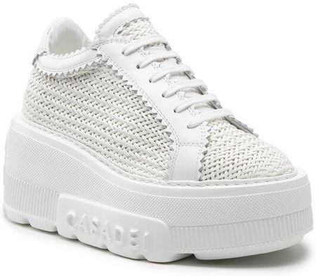 スニーカー CASADEI Woman Sneakers White 2X896U0701HAN0I 9999 Casadei Sneakersy 2X896U0701HANOI9999 Biały - Ceny i opinie