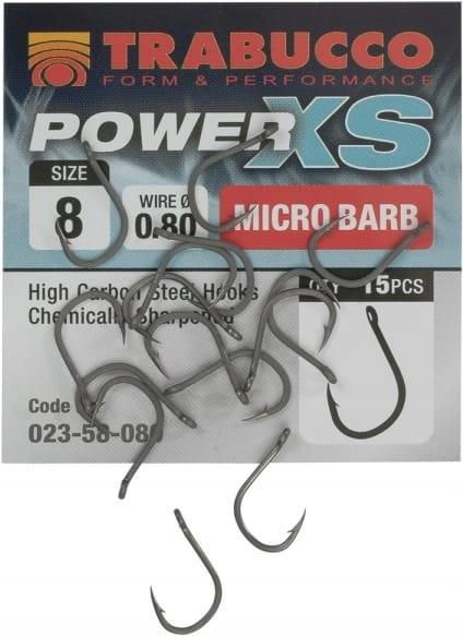 Amo Trabucco POWER XS Forgiato - Micro Ardiglione Per Carpodromo - Occhiello Rinforzato