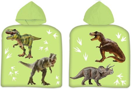 Ręcznik Poncho 50X100 Dinozaur T-Rex Dinozaury