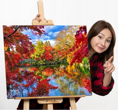 Obraz Do Malowania Po Numerach Rama Park Jesień