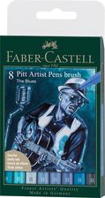 Zdjęcie Faber Castell Pisaki Artist Pen Pitt 8 The Blues - Barcin