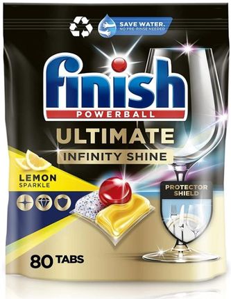Finish Ultimate Infinity Shine Tabletki Do Zmywarki 80Szt.