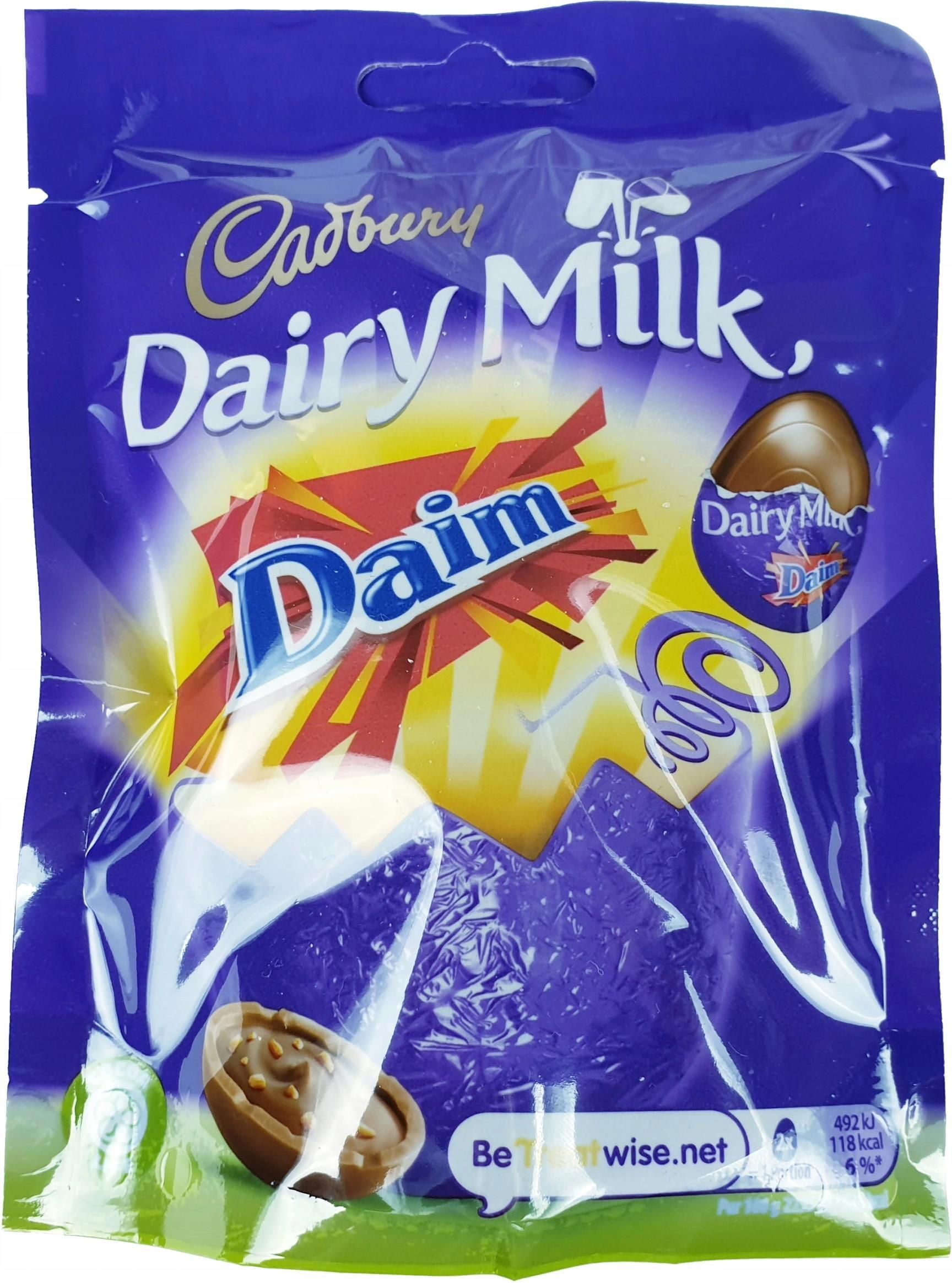 Cadbury Dairy Milk Daim Czekoladowe Jajka 77g Ceny i opinie Ceneo.pl