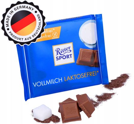 Ritter Sport Pełne Mleko Bez Laktozy Z Niemiec