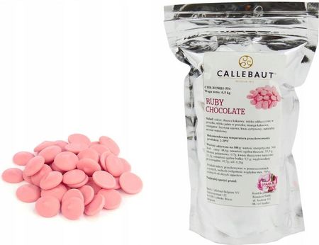 Callebaut Czekolada Ruby Rubinowa Różowa 0,5kg