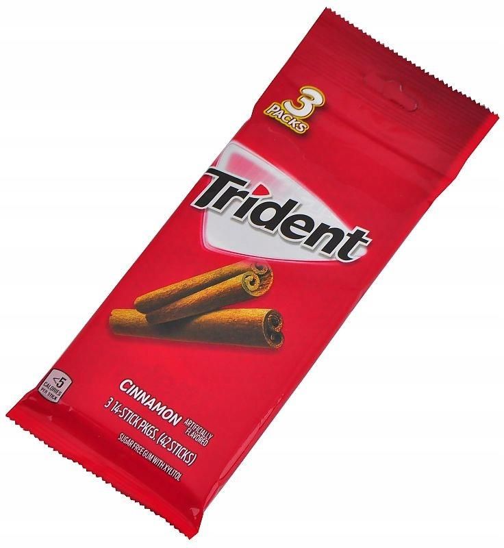 Trident Guma Cinnamon Gum Sugar Free 42 Szt. Z Usa Ceny i opinie