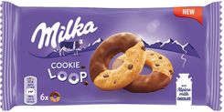 Zdjęcie Mondolez Milka Ciastka Milka Cookie Loop 132g - Łask