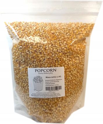 Ecobi Popcorn Ziarno Kukurydzy Do Prażenia 5kg Hurt
