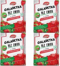 Zdjęcie 4x Galaretka Truskawkowa Bez Cukru 14g Celiko - Twardogóra