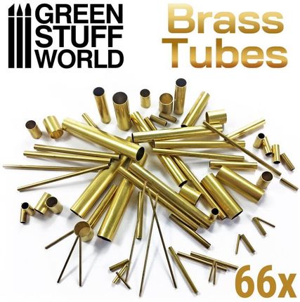Green Stuff World Brass Tubes Assortment Miedziane Rurki 66 Szt.