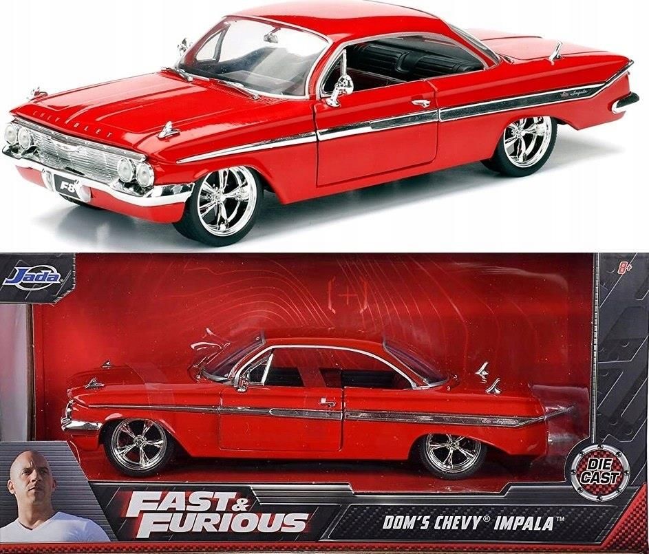 Jada Toys Chevy Impala Szybcy I Wściekli 8 Toretto 1:24