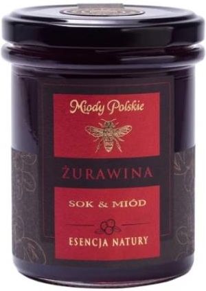 Miody Polskie Miód & Sok Żurawina + Witamina C 250g