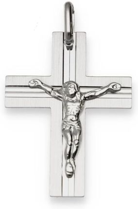 Srebrny krzyżyk prawosławny frezowany - pr. 925