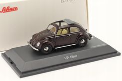Schuco Volkswagen Pretzel Beetle Folding Roof 1:43
