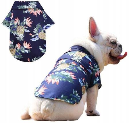 Petinio Hawajska Koszula Dla Psa Floral Granatowy Xs