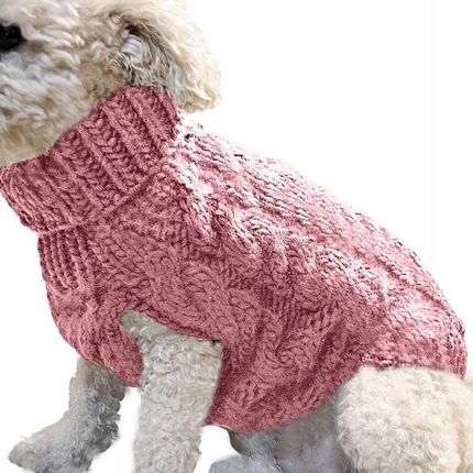 Sweterek Dla Psa Ubranko Róż Sweter Rozm L
