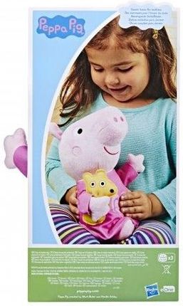 Hasbro Świnka Peppa - Dobranocna przytulanka Peppa F3777