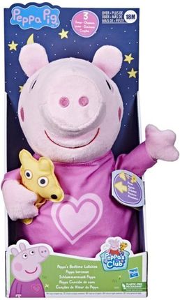 Hasbro Świnka Peppa - Dobranocna przytulanka Peppa F3777