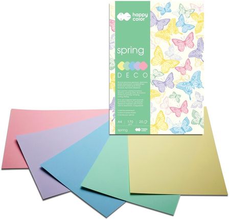 Happy Color Papier Blok Techniczny A4 Pastelowy (HA38172030110)
