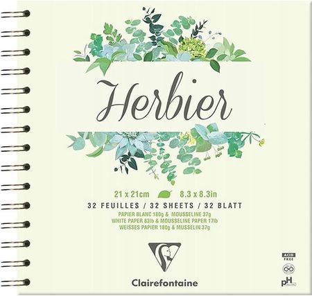 Clairefontaine Blok Na Spirali Herbier Zielnik (3329689751780)