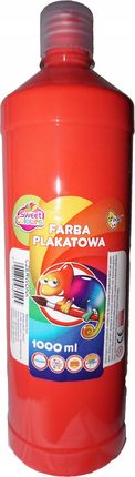 Sweet Colours Farba Plakatowa Tempera 1000Ml Czerwony 24H (5902815960294)
