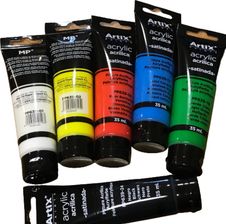 Zdjęcie Mp Farby Akrylowe Acrylic 6X35Ml Artix Zestaw (PP181) - Pniewy