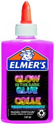Klej Elmers Do Slime Glutków Świecący W Ciemności Różowy 147Ml 2162079