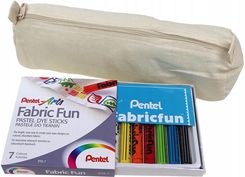 Zdjęcie Pentel Pastele + Długopis Do Tkanin Kredki 7 Kol (721142) - Ożarów Mazowiecki