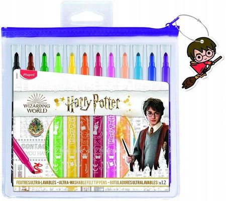 Maped Zestaw Pisaków Harry Potter 12 Kolorów (845001)