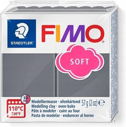 Fimo Modelina Soft 57G T80 Ciemny Szary (8020T80)