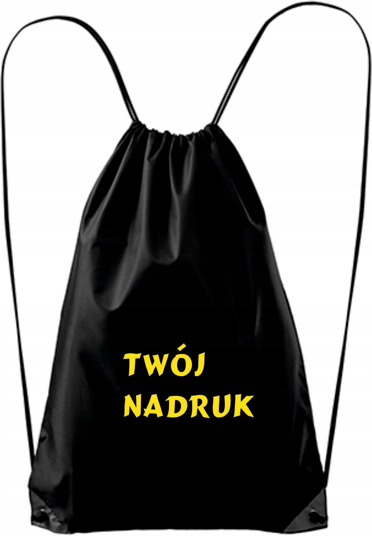 Worek Z Twoim Nadrukiem Logo Firmy Plecak Czarny - Ceny I Opinie - Ceneo.pl