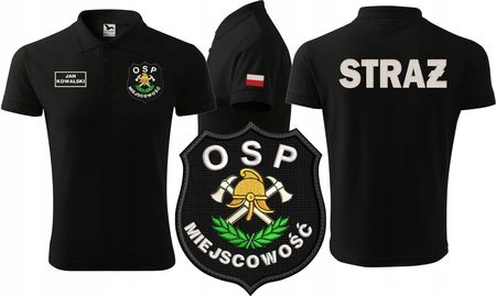 Koszulka Polo Osp Psp Mdp Haft Logo Ognik 998