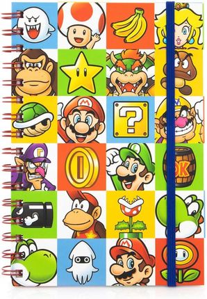 Notes A5 Super Mario Colour Block spirala 80 kart