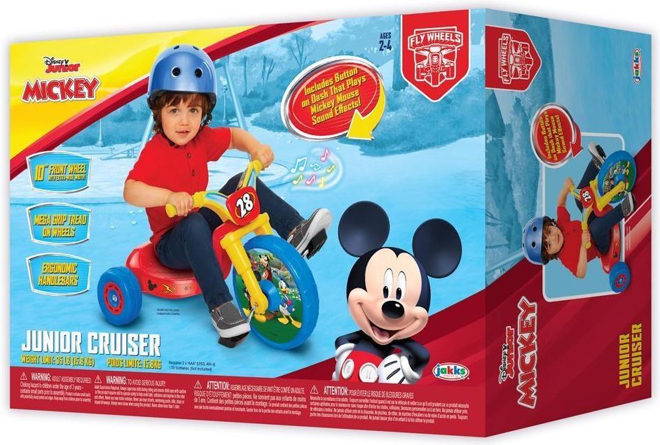 Pulio Jakks Rowerek 3-Kołowy 10" Mickey - zdjęcie 1 Pulio Jakks Rowerek 3-Kołowy 10" Mickey