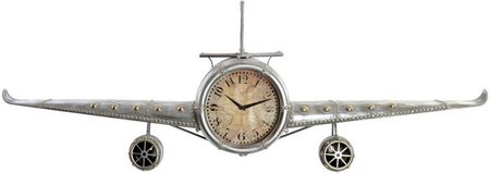 Dkd Home Decor Zegar Ścienny Samolot Metal Szkło 141X20X46.5Cm (S3016571)
