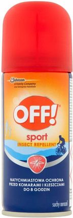 Spray Off Sport Ochrona Na Komary Kleszcze 8H X4