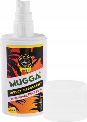 Mugga Spray 50% Deet Na Komary I Kleszcze Strong 75ml