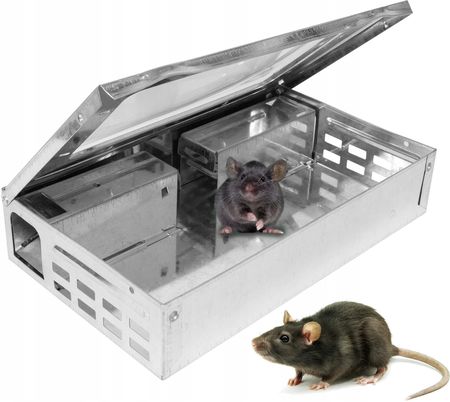 Pułapka Żywołapka Klatka Na Myszy Szczury Chwytacz