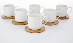 Fl1 Fili�anka Alisa Ze Spodkiem Bambusowym 260Ml 2Pc Kpl C39 B1 + (2Pckplc39B1)