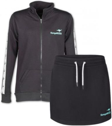 KangaROOS zestaw sportowy czarna spódnica i czarna bluza rozmiar S