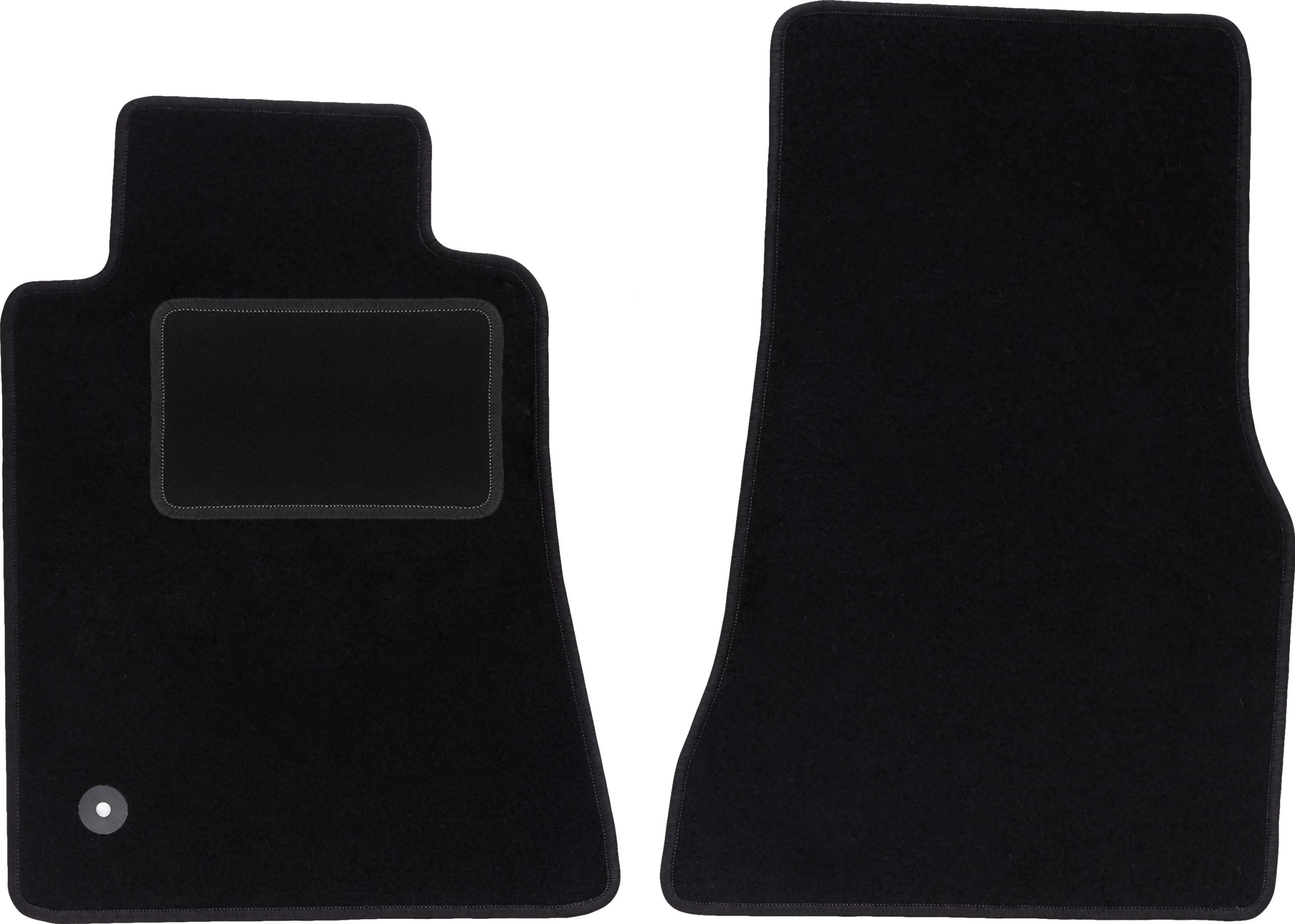 Motohobby Tappetini Auto In Velour Per Ford Mustang MK5 (2004–2014) - Set Da 4 Pezzi, Su Misura, Antiscivolo, Con Rinforzo Saldato