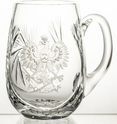 Crystal Julia Kufel Kryształowy Do Piwa Wygrawerowany Orzeł Polska Młynek (15927)