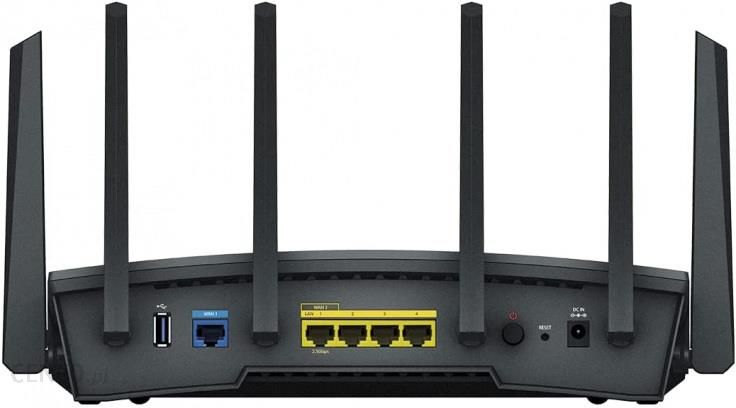 Synology Router RT6600ax Tri-Band Wi-Fi 6,  1.8 GHz Quad core , 1GB RAM,  1x2,5GbE, 3x1GbE,  1xUSB 3.2