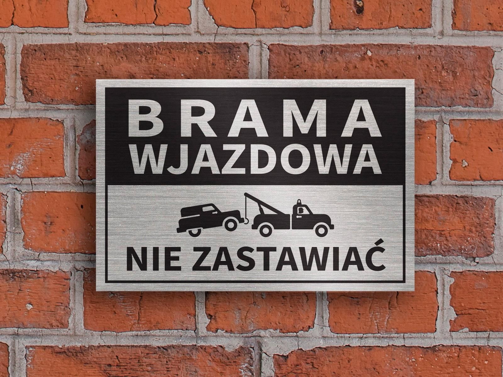 Tabliczka Brama Wjazdowa Nie Zastawiać 30X20cm - Ceny I Opinie - Ceneo.pl