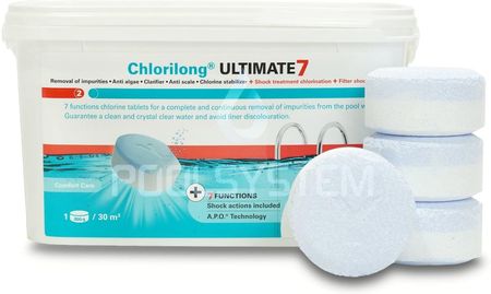 Bayrol Multifunkcyjne Tabletki Do Basenu Chlorilong Ultimate 7 4,8Kg